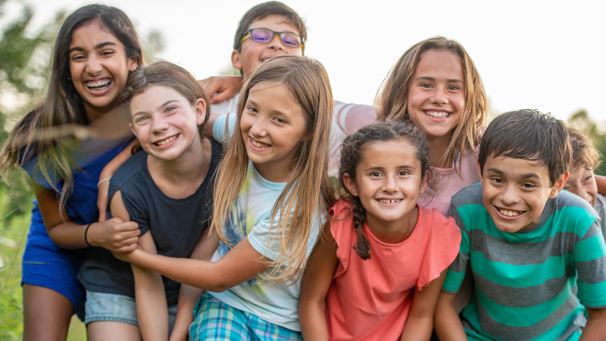A group of kids